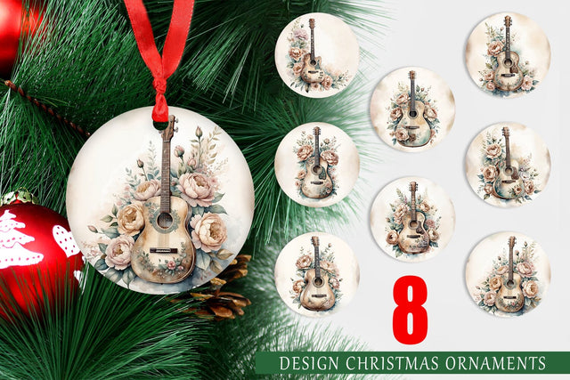 Ornament Classic Guitar Sublimation artnoy 