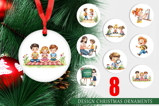 Ornament Classroom Moments Sublimation artnoy 