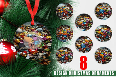 Ornament Colorful Rocks Sublimation artnoy 