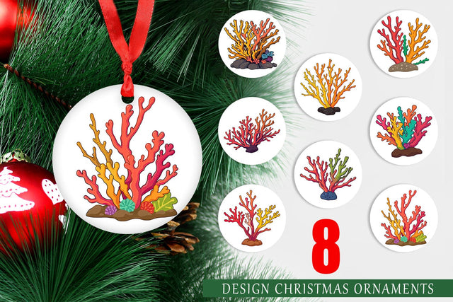 Ornament Coral Reef Sublimation artnoy 