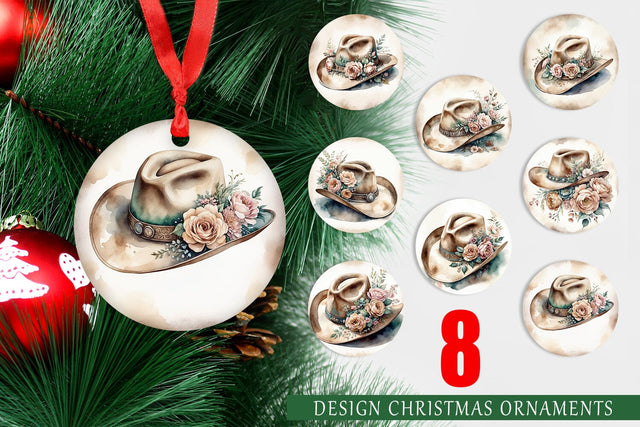 Ornament Cowboy Decor Sublimation artnoy 