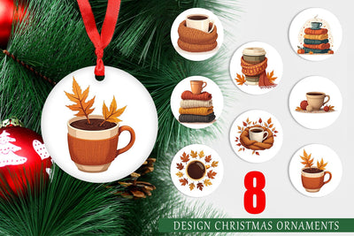 Ornament Cozy Coffee Weather Sublimation artnoy 
