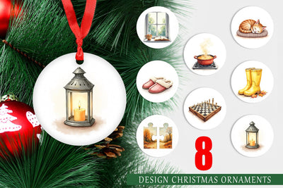 Ornament Cozy Rainy Day Sublimation artnoy 