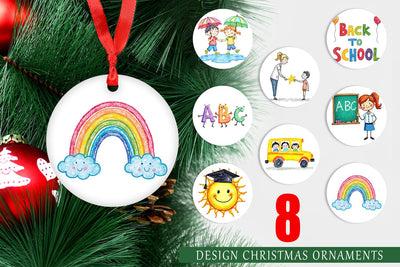 Ornament Crayon Adventures Sublimation artnoy 