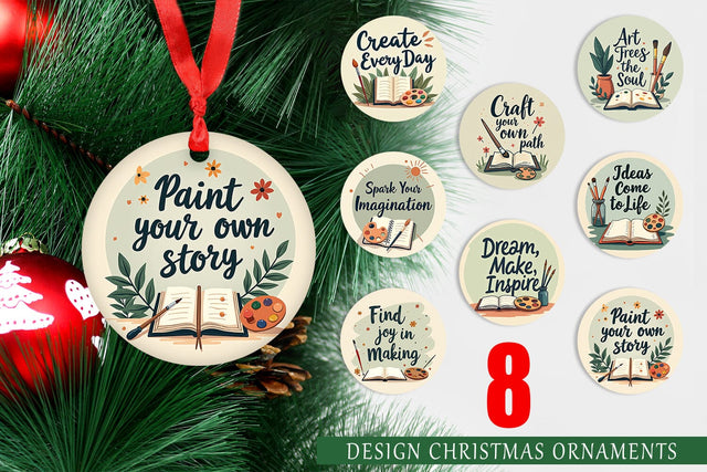 Ornament Creative Pursuit Quotes Sublimation artnoy 