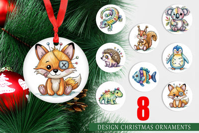 Ornament Creepy Cute Pastel Halloween Sublimation artnoy 