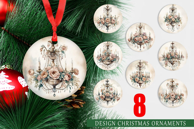 Ornament Crystal Chandelier Sublimation artnoy 