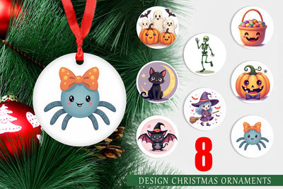 Ornament Cute Halloween Sublimation artnoy 