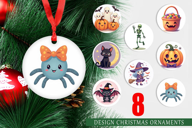 Ornament Cute Halloween Sublimation artnoy 