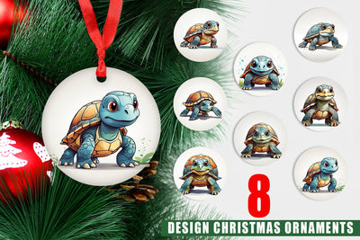 Ornament Cute Turtle Sublimation artnoy 