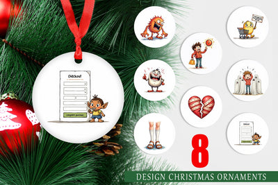 Ornament Cyber Catastrophes Sublimation artnoy 