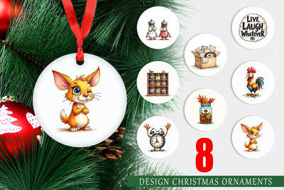 Ornament Cynical Farmhouse Decor Sublimation artnoy 
