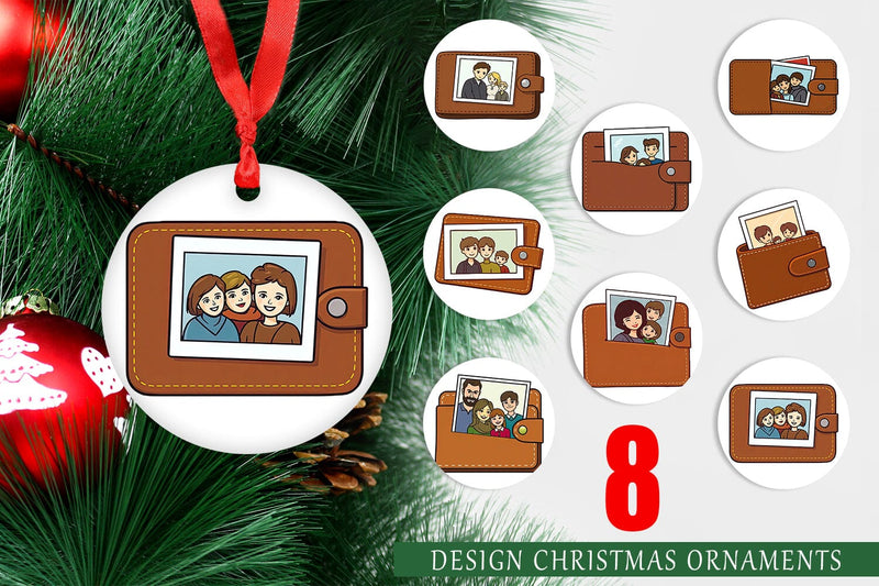 Ornament Dad’s Wallet Sublimation artnoy 