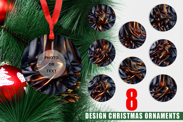 Ornament Dark Silk Satin Sublimation artnoy 