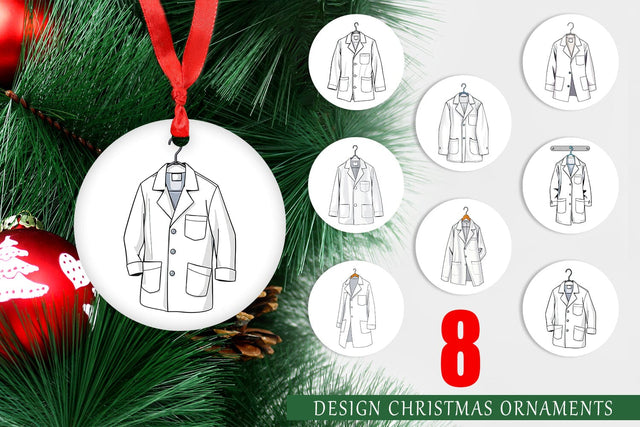 Ornament Doctor Coat Sublimation artnoy 