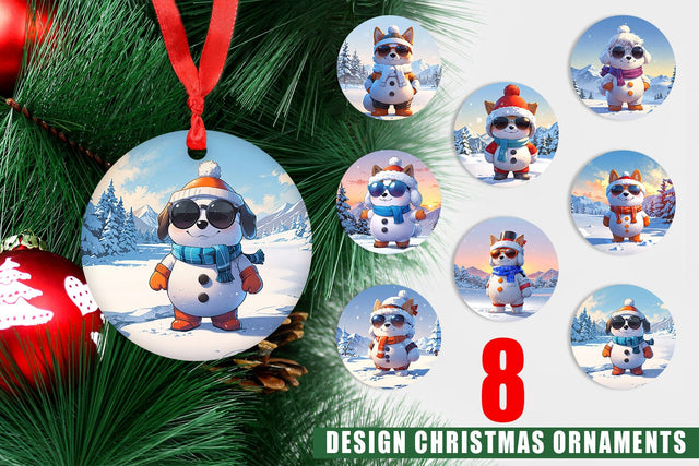 Ornament Dog Sublimation artnoy 