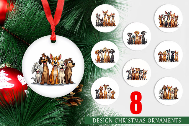 Ornament Dogs Emotion Sublimation artnoy 