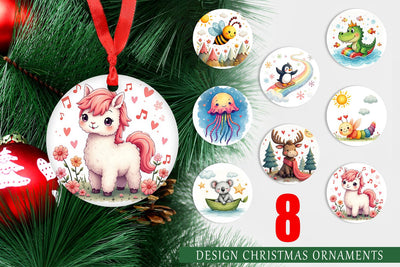 Ornament Doodle Dream Animals Sublimation artnoy 