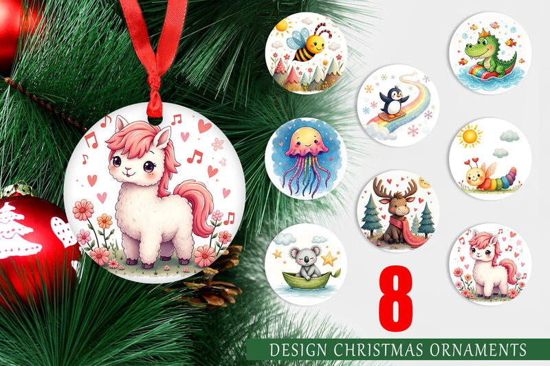 Ornament Doodle Dream Animals Sublimation artnoy 