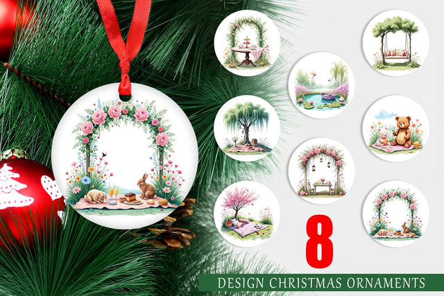Ornament Dreamy Garden Picnic Sublimation artnoy 