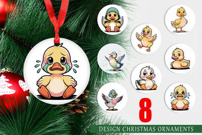 Ornament Duck Mood Sublimation artnoy 