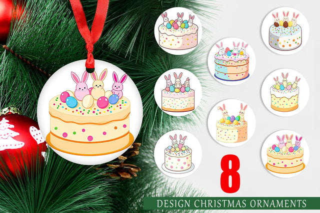 Ornament Easter Cake Sublimation artnoy 