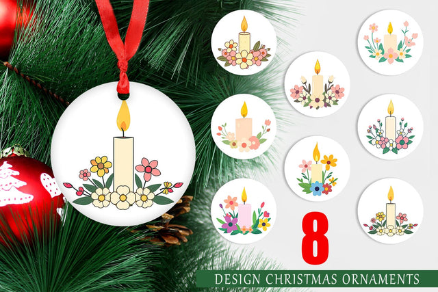 Ornament Easter Candle Sublimation artnoy 