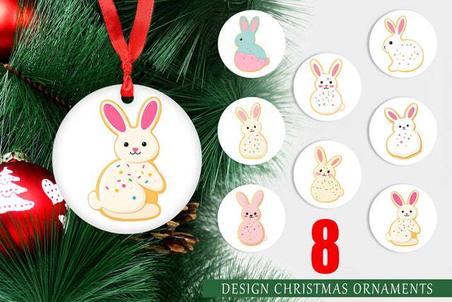 Ornament Easter Cookie Sublimation artnoy 