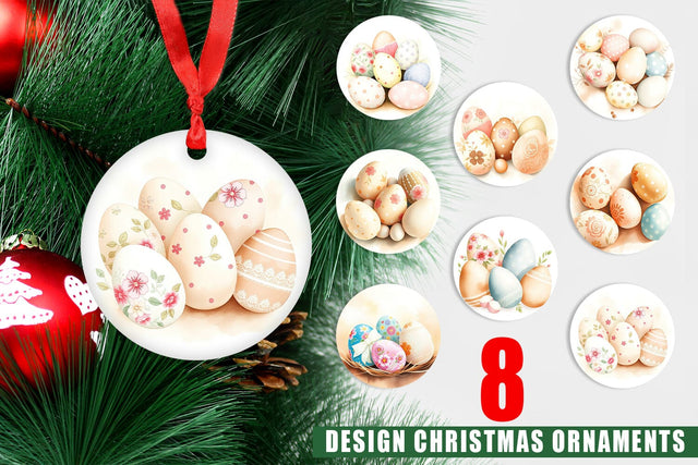 Ornament Easter Eggs Sublimation artnoy 