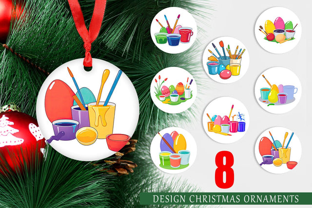 Ornament Egg Dye Kit Sublimation artnoy 