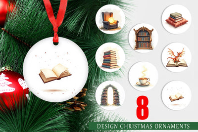 Ornament Enchanted Reading Nook Sublimation artnoy 
