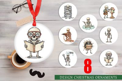 Ornament Failed DIY Dad Bone Watercolor Sublimation artnoy 