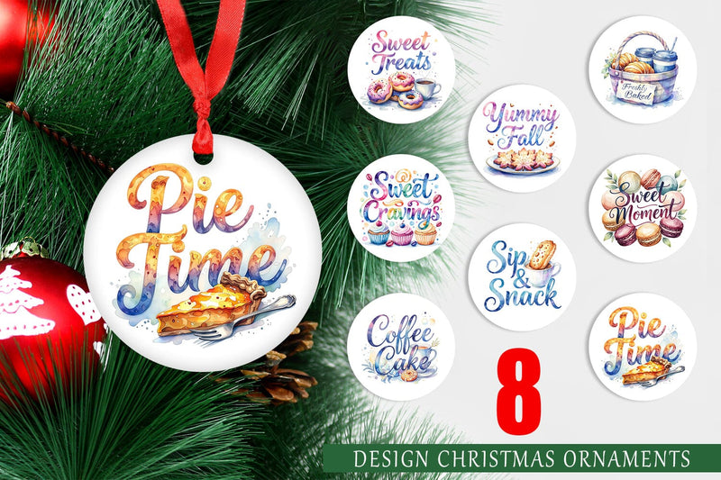 Ornament Fall Bakery & Coffee Quotes Sublimation artnoy 