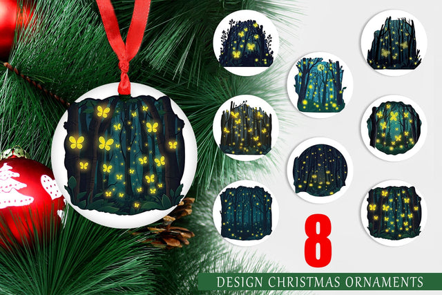 Ornament Fallen Log Sublimation artnoy 