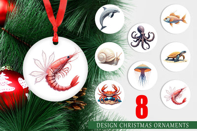 Ornament Fantasy Sea Creatures Sublimation artnoy 