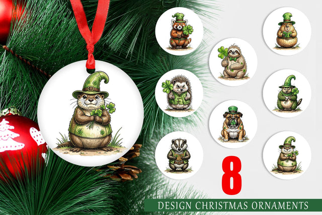 Ornament Festive St Paddys Fauna Sublimation artnoy 