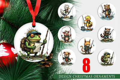 Ornament Fishing Grumps Sublimation artnoy 