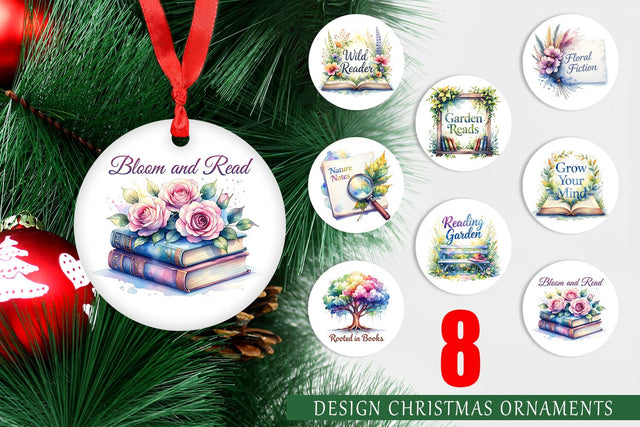 Ornament Floral Reading Quotes Sublimation artnoy 