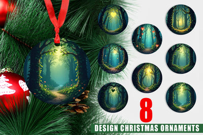 Ornament Forest Heart Sublimation artnoy 