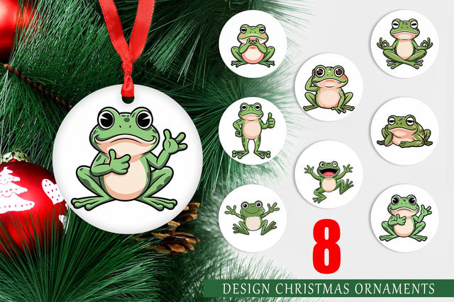 Ornament Frog Mood Sublimation artnoy 