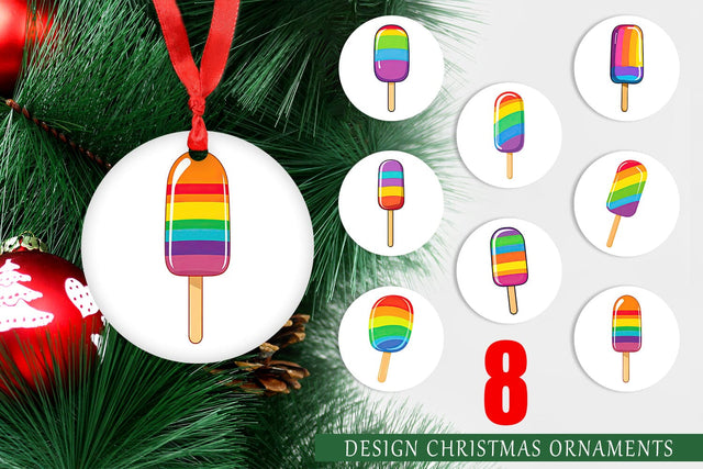 Ornament Frozen Treat Sublimation artnoy 