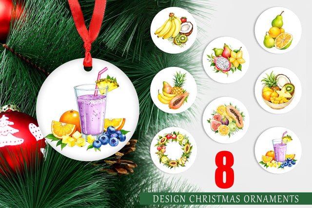 Ornament Fruit Fiesta Sublimation artnoy 