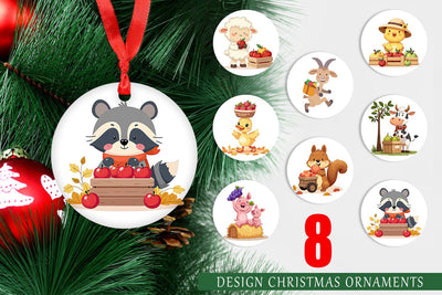 Ornament Fruit Harvest Babies Sublimation artnoy 