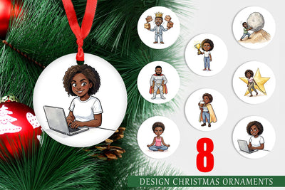 Ornament Funny Black Excellence Sublimation artnoy 