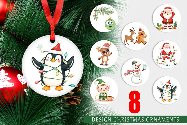 Ornament Funny Christmas Sublimation artnoy 