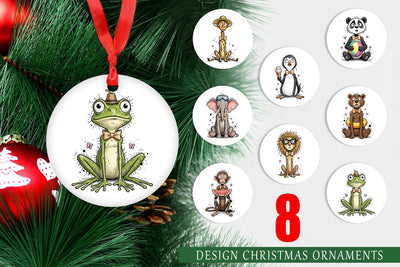 Ornament Funny Skinny Summer Animal Sublimation artnoy 