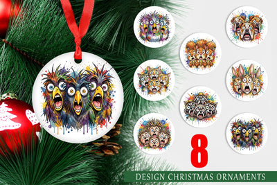 Ornament Funny Suburban Animal Heatwave Sublimation artnoy 
