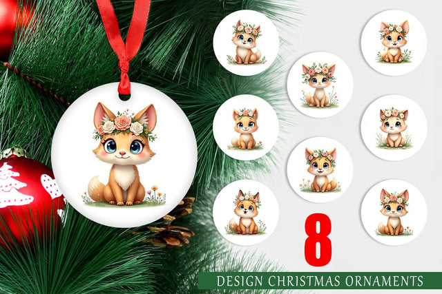 Ornament Furry Expressions Sublimation artnoy 
