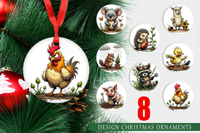 Ornament Garden Grumps Sublimation artnoy 