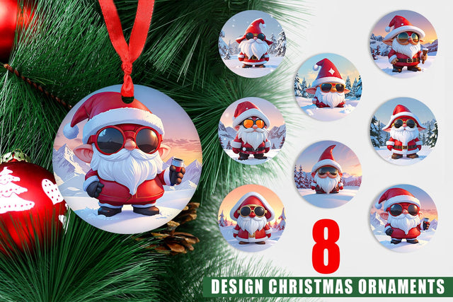 Ornament Gnome Sublimation artnoy 